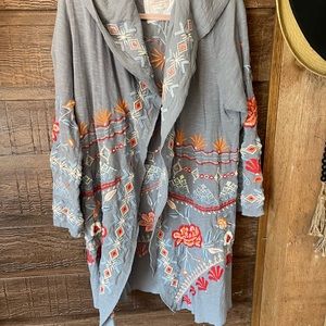 Embroidered cotton jacket